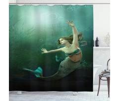 Mermaid Undersea Shower Curtain