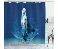 Fairy Tail Mermaid Shower Curtain