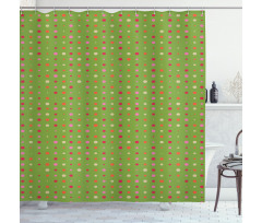 Irregular Shapes Shower Curtain