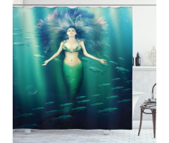 Underwater Life Shower Curtain