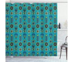 Botanical Element Shower Curtain