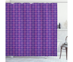 Polka Dots Modern Shower Curtain