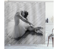 Young Dancer in Studio Shower Curtain