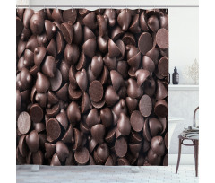 Close up Dessert Photo Shower Curtain