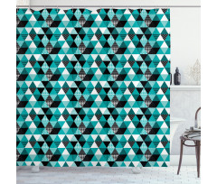 Various Ornate Triangles Shower Curtain