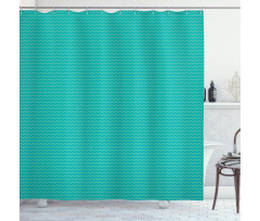 Zigzag Line Pattern Shower Curtain