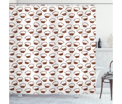 Vanilla Cupcakes Shower Curtain