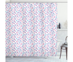 Composition of Gemstones Shower Curtain