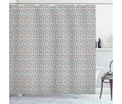 Hand Drawn Gemstone Items Shower Curtain