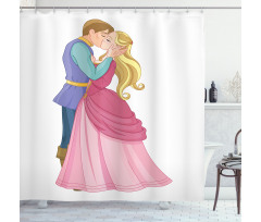 Prince and Princess Romance Shower Curtain