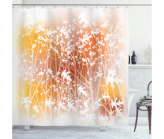 Oak Forest in Autumn Shower Curtain