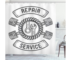 Tools Repair Service Shower Curtain