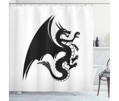 Fantasy Goth Creature Shower Curtain