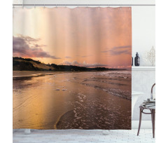 Sunset at Beach Shower Curtain