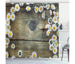 Fresh Spring Daisies Shower Curtain