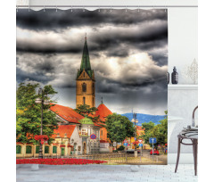 Franciscan Monastery Zagreb Shower Curtain