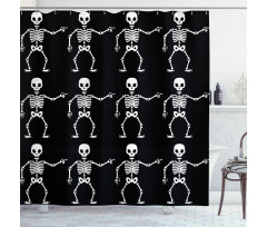 Pointing Halloween Shower Curtain