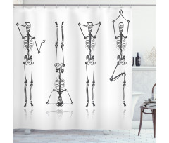 Dancing Halloween Shower Curtain