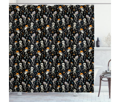 Halloween Party Shower Curtain