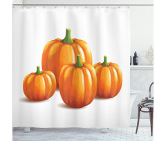 Fall Season Fruits Shower Curtain