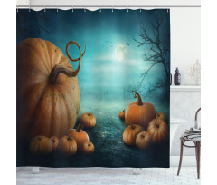 Nightmare Halloween Shower Curtain
