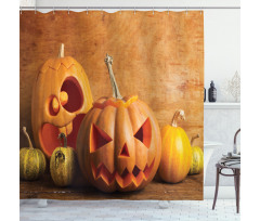 Jack O Lantern Carve Shower Curtain