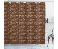 Abstract Ornates Shower Curtain