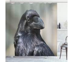 Close up Bird Portrait Shower Curtain