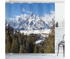 Magnificent Grand Teton Shower Curtain