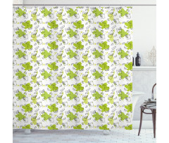 Lemon Slices Salt Shaker Shower Curtain