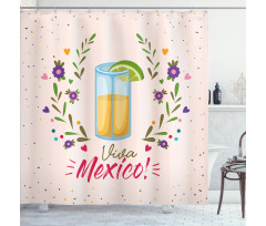 Floral Viva Mexico Shower Curtain