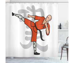 Eastern Martial Art Sports Shower Curtain