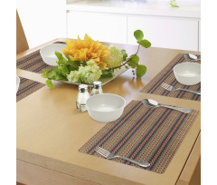 Aztec Line Pattern Place Mats