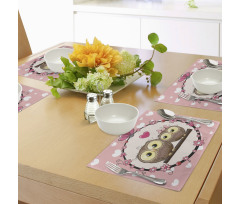 Couple on Branch Place Mats