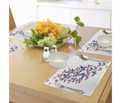 Wings Feminine Place Mats