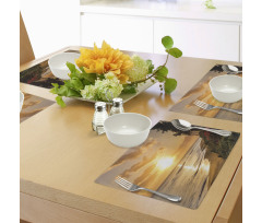 Sunset on Sands Beach Place Mats