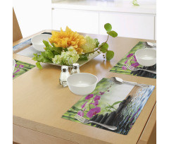 Bamboo Tree Orchid Stones Place Mats