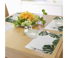 Swiss Cheese Plant Place Mats