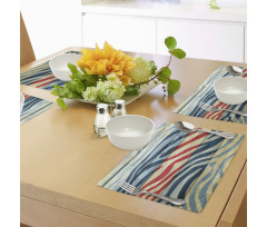 Country Zebra on Wood Place Mats