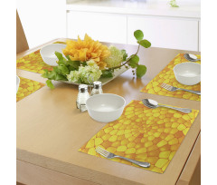 Abstract Corn Pattern Place Mats