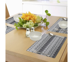 Nordic Snowflake Pattern Place Mats