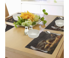 Cowboy Riding Horse Place Mats