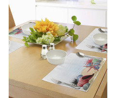 Summertime Seaside Pearl Place Mats