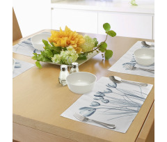 Tulips with Solar Effect Place Mats