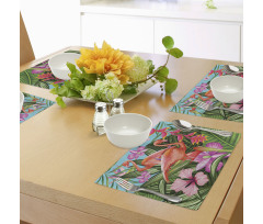 Hibiscus Tropic Flower Place Mats