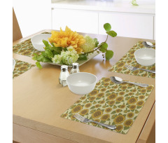 Funky Style Sunflower Place Mats