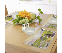 French Countryside Scene Place Mats