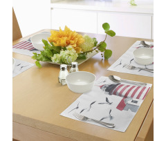 Seagulls Beach Sea Place Mats