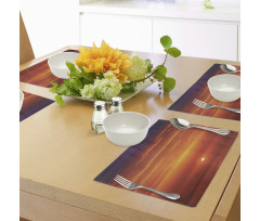 Morning Sunrise Ocean Place Mats