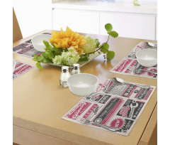 News Magazine Design Place Mats